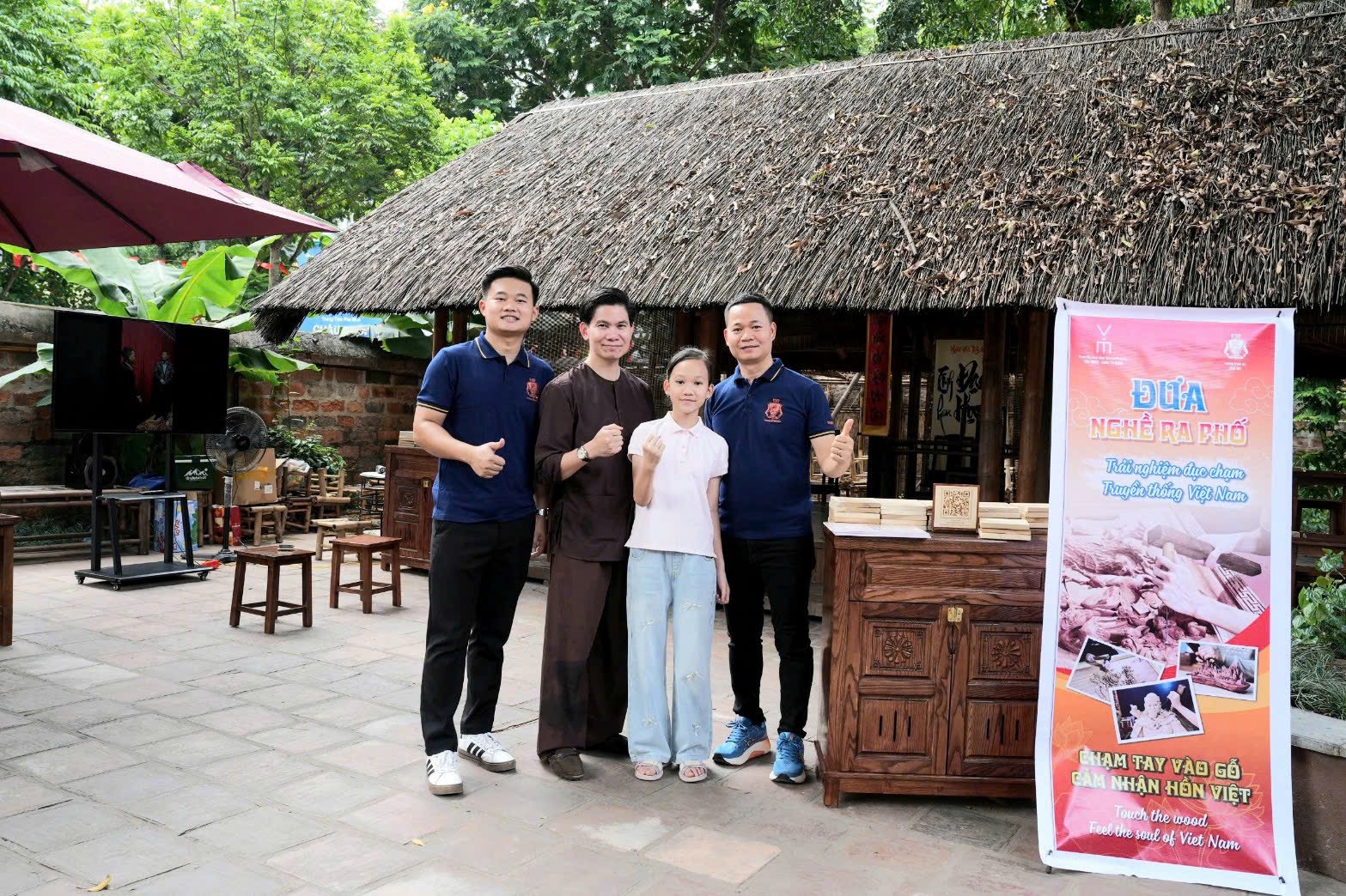 Dự án " Đưa Nghề Ra Phố " Công đoạn chuẩn bị đang được gấp rút thực hiện tại Văn Miếu - Quốc Tử Giám